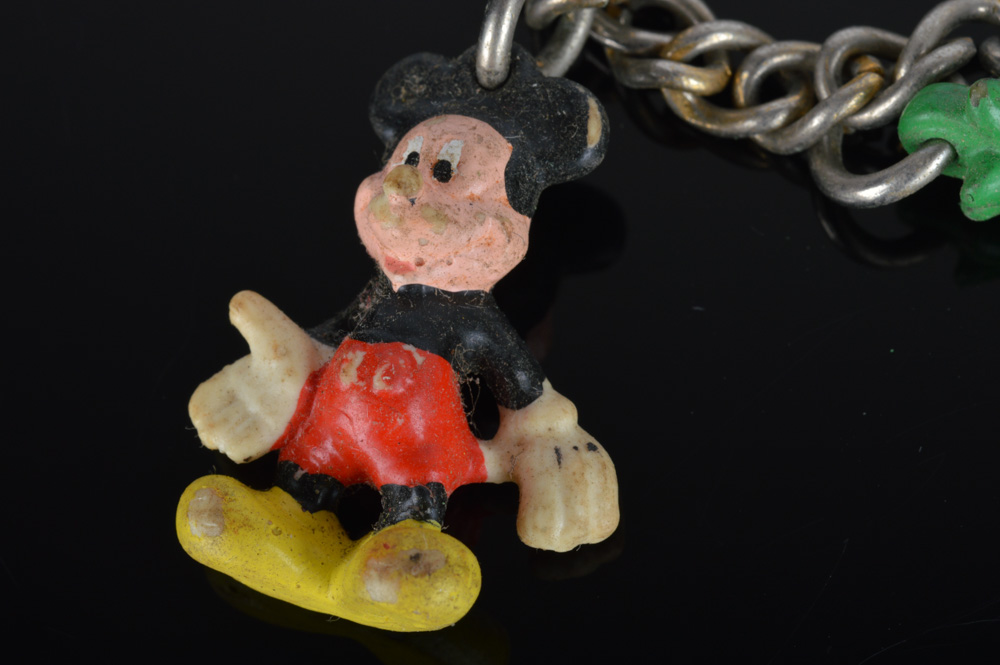 Vintage Disney Mickey and Minnie Bracelet
