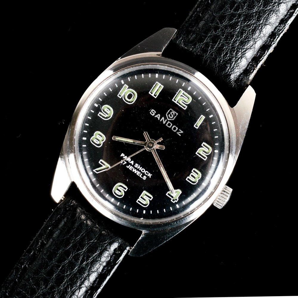 Vintage Sandoz Automatic Swiss Watch