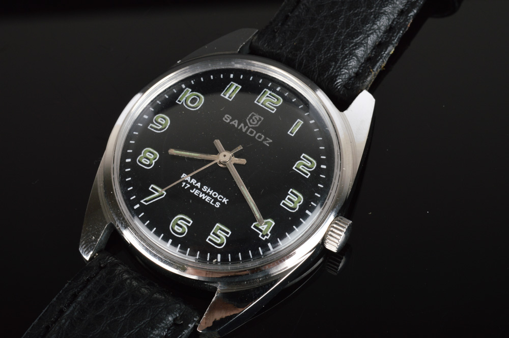 Vintage Sandoz Automatic Swiss Watch