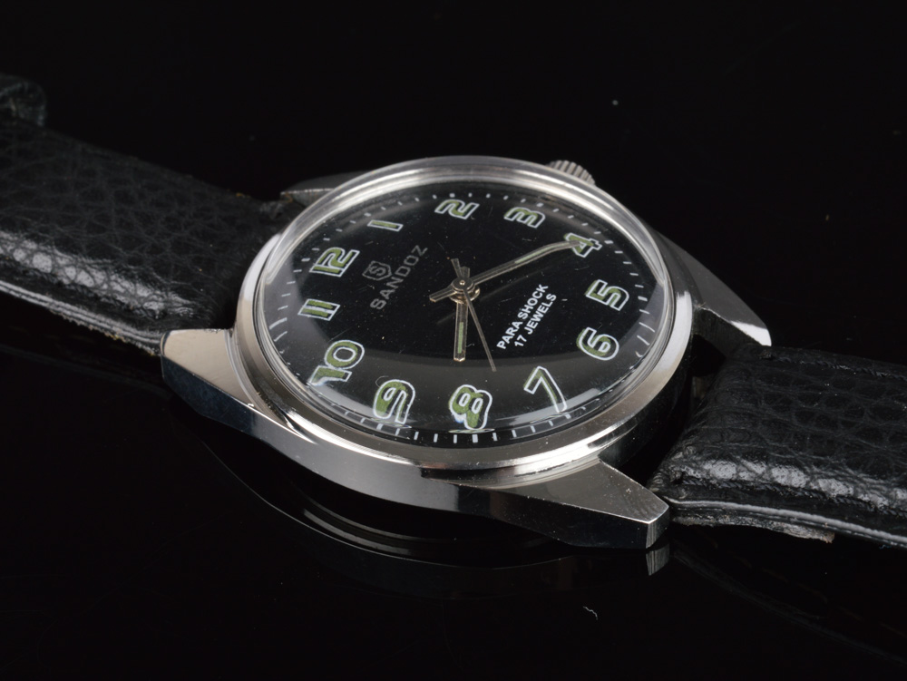 Vintage Sandoz Automatic Swiss Watch