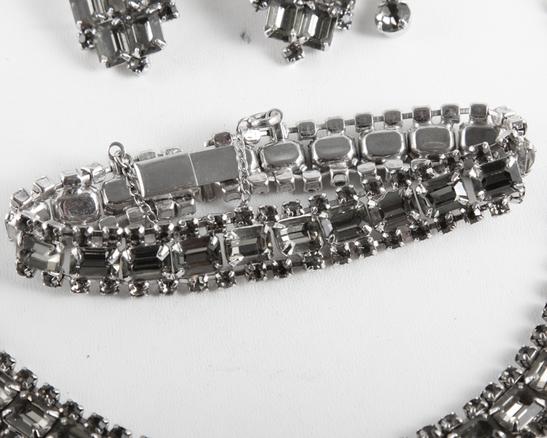 Vintage Art Deco Rhinestone Demi Parure