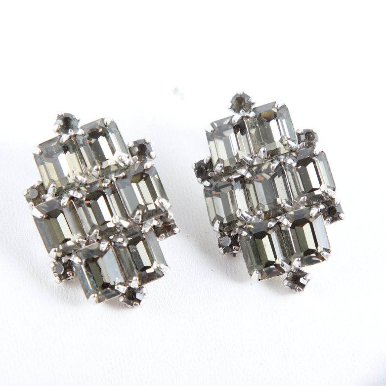 Vintage Art Deco Rhinestone Demi Parure