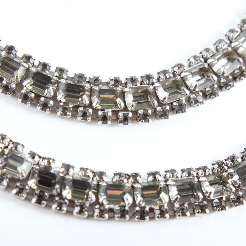 Vintage Art Deco Rhinestone Demi Parure