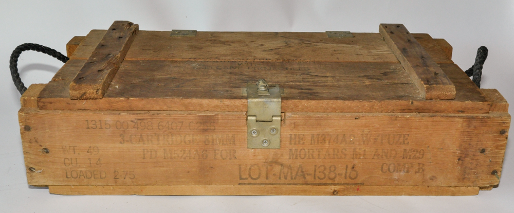 World War II Era Cannon Ammunition Crate