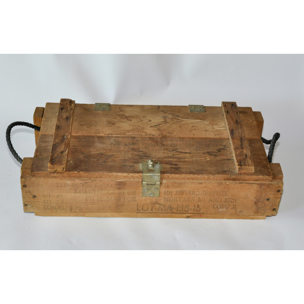 World War II Era Cannon Ammunition Crate