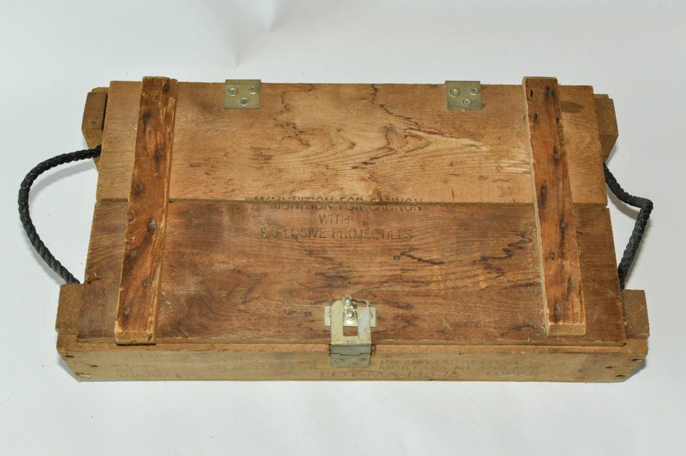 World War II Era Cannon Ammunition Crate