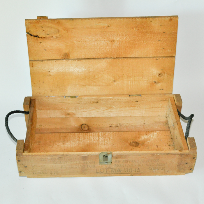 World War II Era Cannon Ammunition Crate