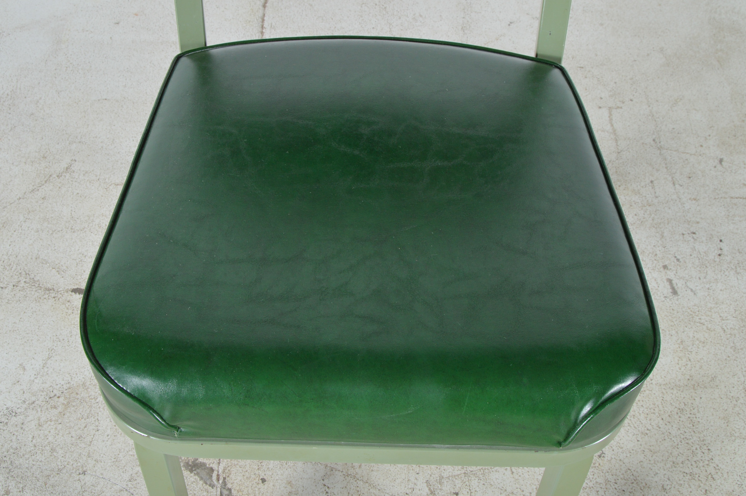 Vintage Metal and Vinyl Office Chairs