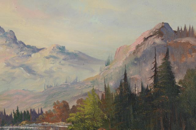 Michael Hasselbar Original Oil on Canvas "Yosemite"