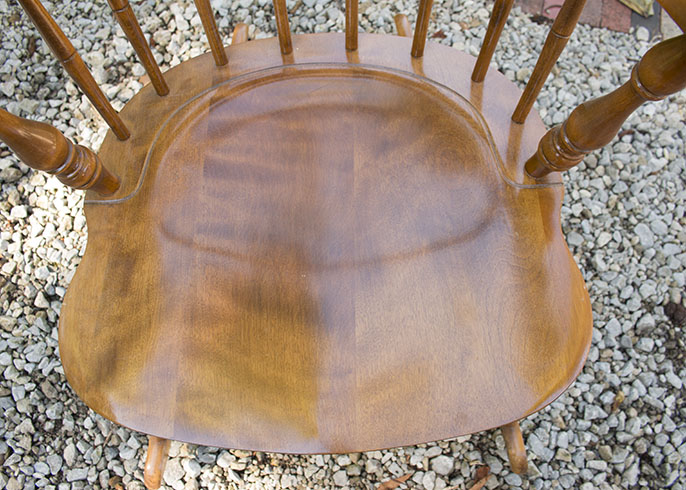 Mid to Late 20th Century Windsor Style Rocking Chair by Nichols & Stone Co.