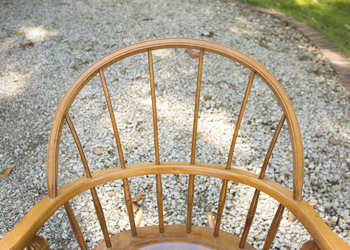 Mid to Late 20th Century Windsor Style Rocking Chair by Nichols & Stone Co.