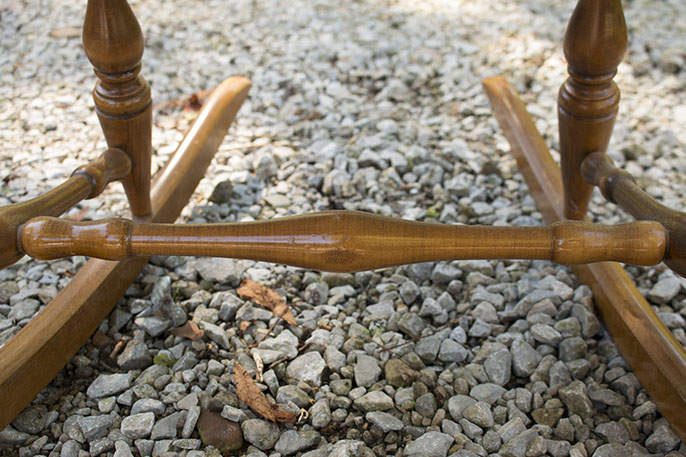 Mid to Late 20th Century Windsor Style Rocking Chair by Nichols & Stone Co.