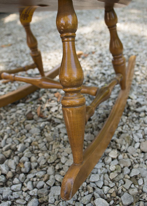 Mid to Late 20th Century Windsor Style Rocking Chair by Nichols & Stone Co.