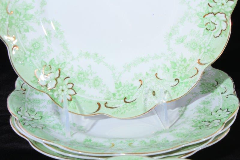 Vintage Johnson Bros. "Marlboro Green" China