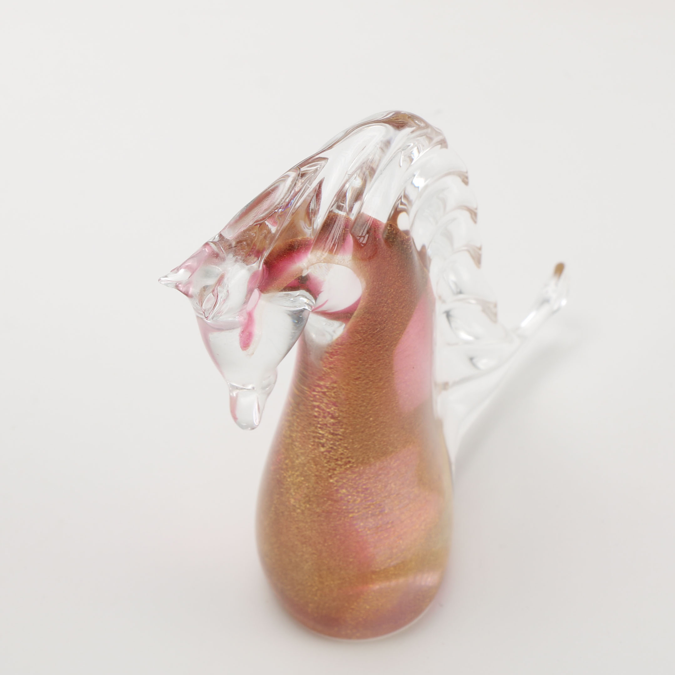 Murano Glass Horse Paperweight