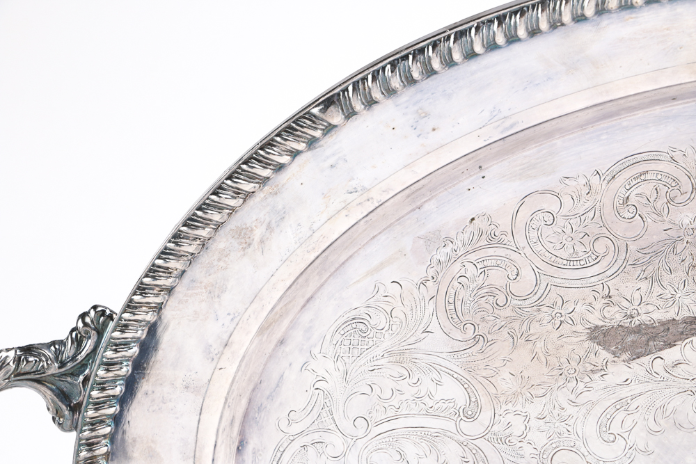 Oval MIddletown Silver Plate Serving Tray