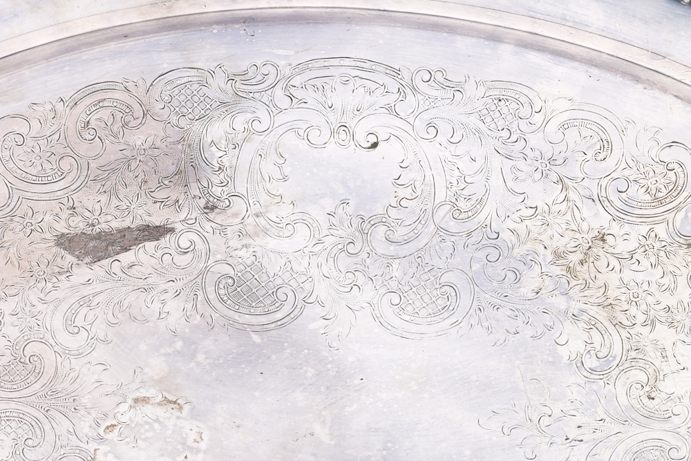 Oval MIddletown Silver Plate Serving Tray