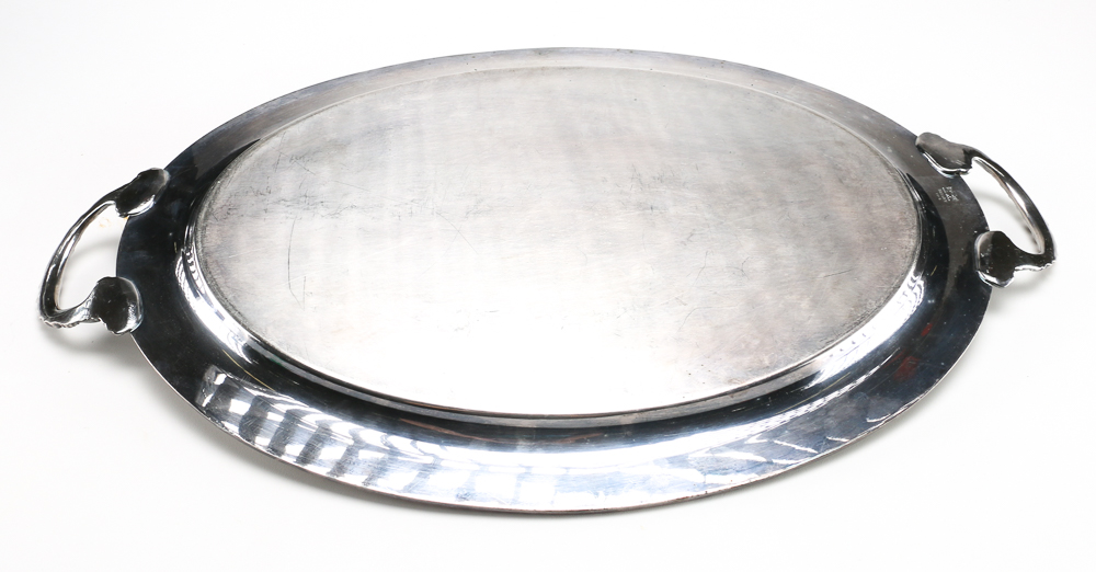 Oval MIddletown Silver Plate Serving Tray