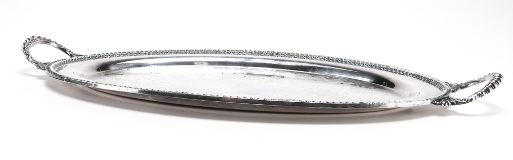 Oval MIddletown Silver Plate Serving Tray