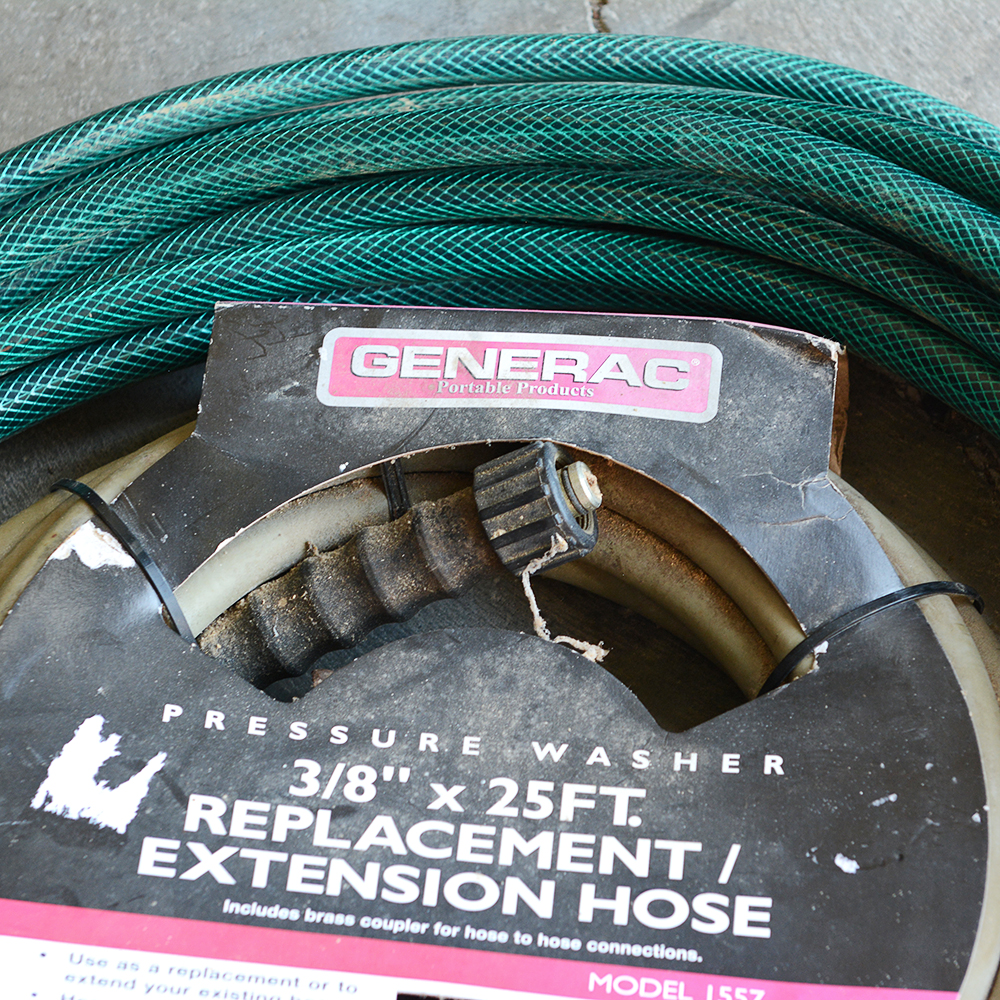 Generac Pressure Washer Hose and Green Replacement Extension Hose