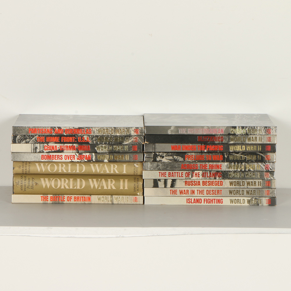 1980s Time Life World War II Book Collection