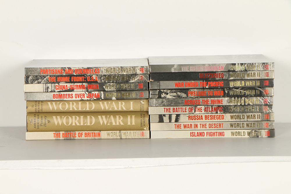 1980s Time Life World War II Book Collection