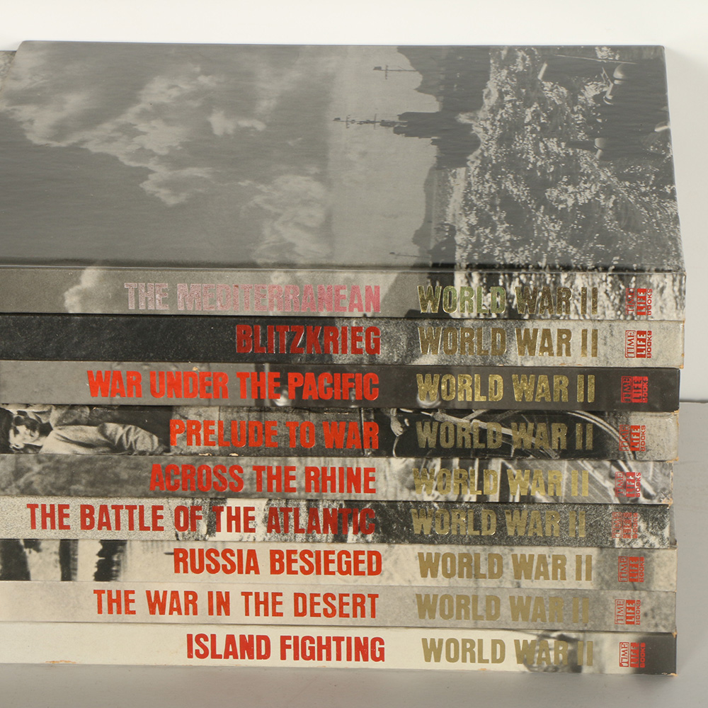 1980s Time Life World War II Book Collection