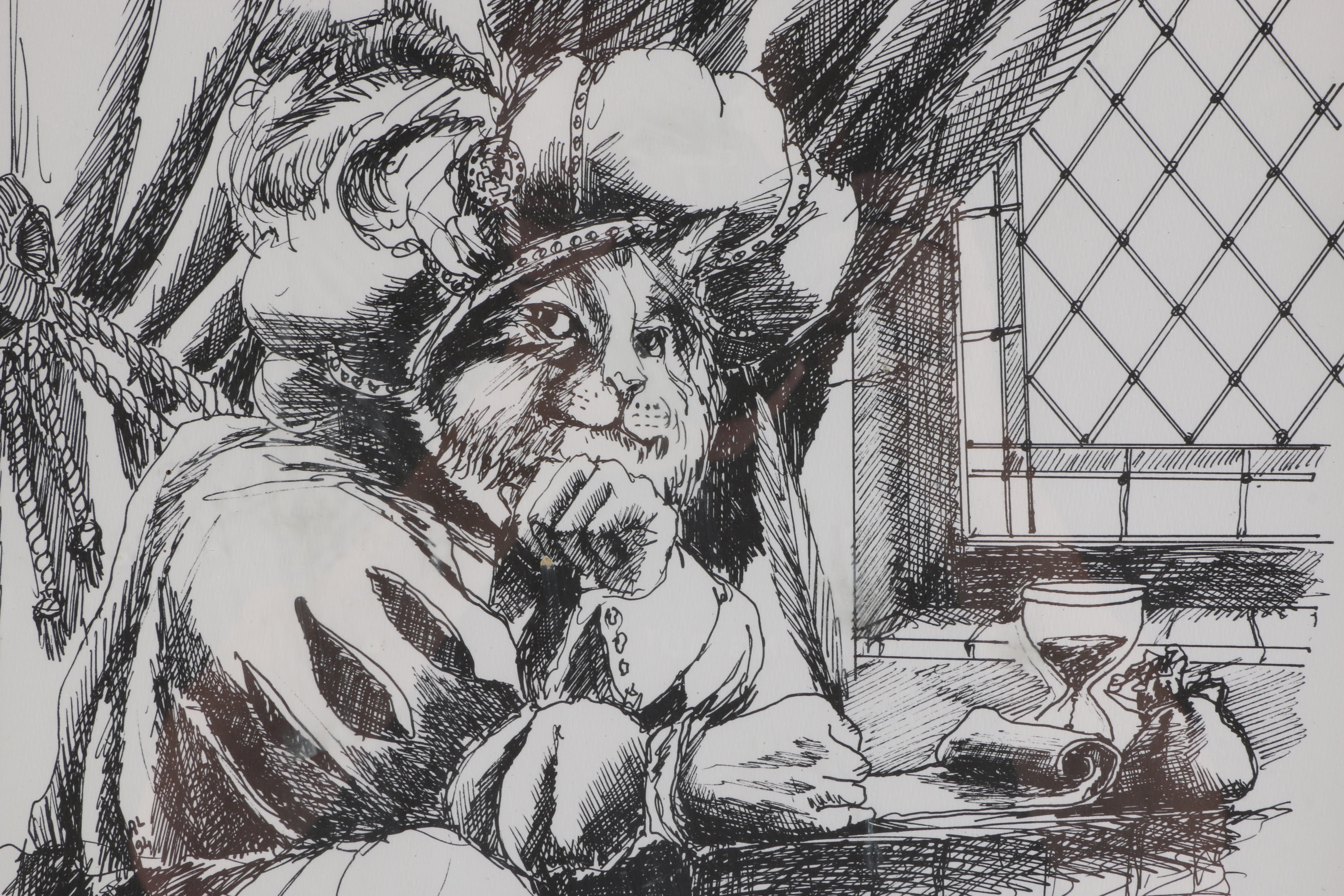 Limited Edition Puss in Boots Lithograph