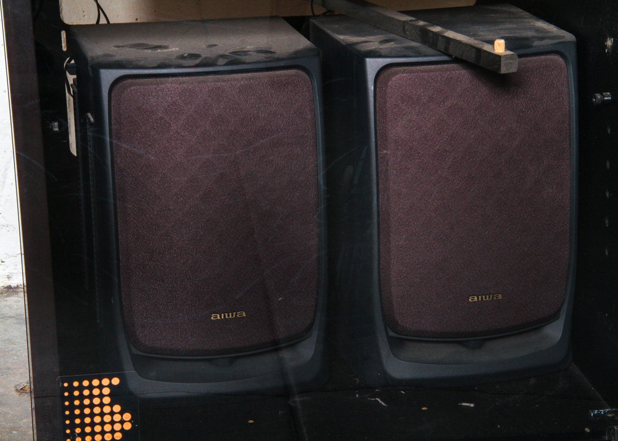 Sony Stereo Cabinet With Stereo and Video Components