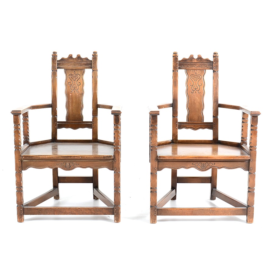 Pair of Robert Mitchell Furniture Co. Chairs