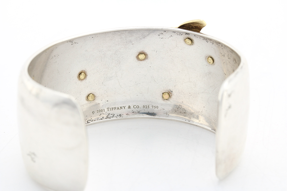 2001 Tiffany & Co. Sterling Silver Dragonfly Cuff Bracelet