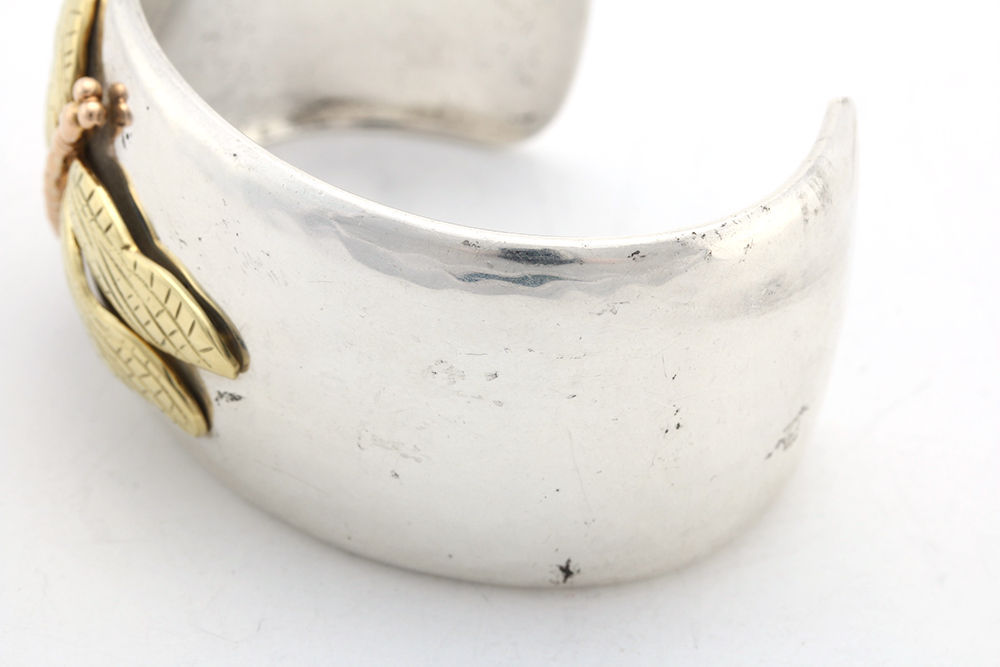 2001 Tiffany & Co. Sterling Silver Dragonfly Cuff Bracelet