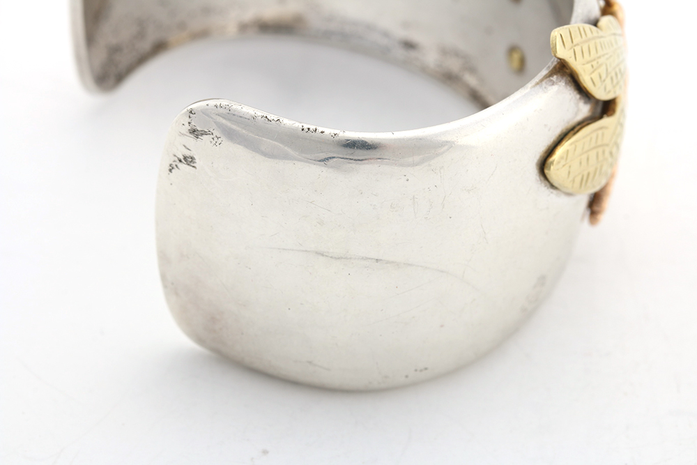 2001 Tiffany & Co. Sterling Silver Dragonfly Cuff Bracelet