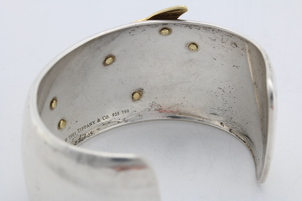 2001 Tiffany & Co. Sterling Silver Dragonfly Cuff Bracelet