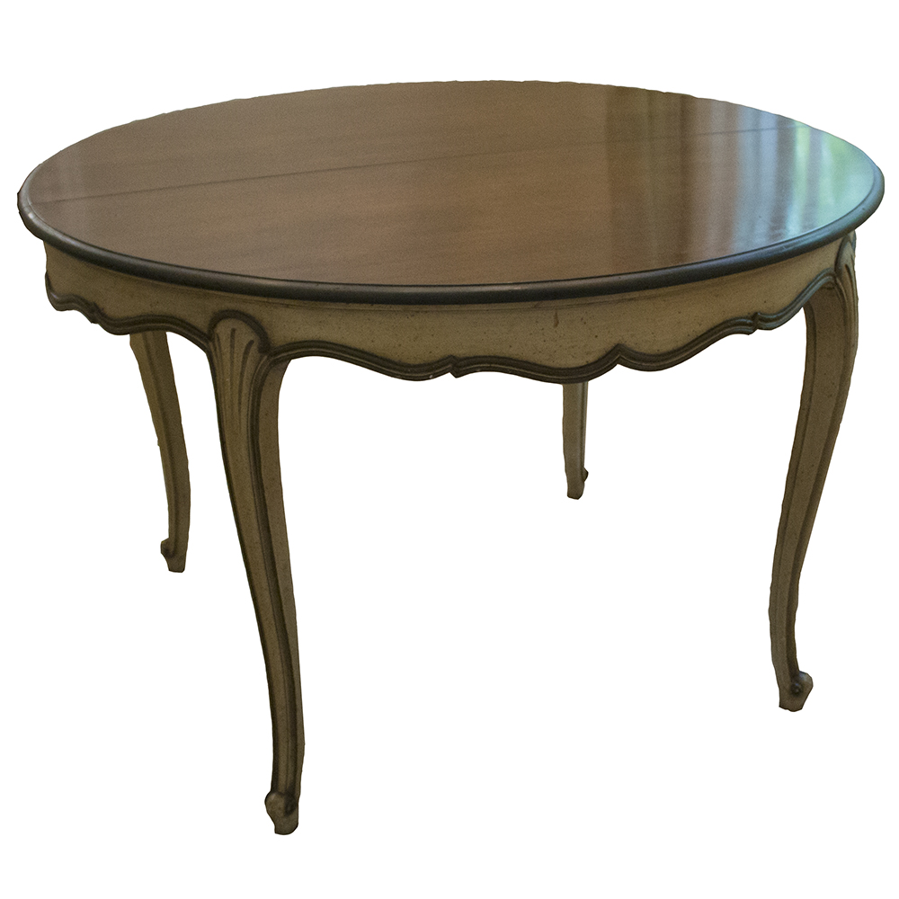 French Provincial Style Round Dining Table