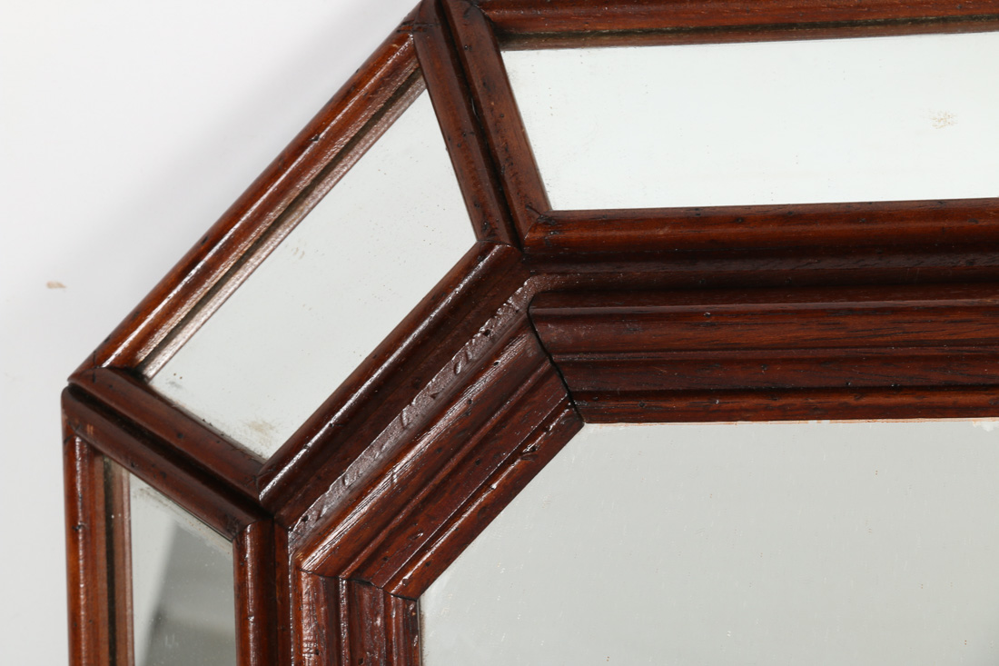 Large Mirror with Hidden Storage