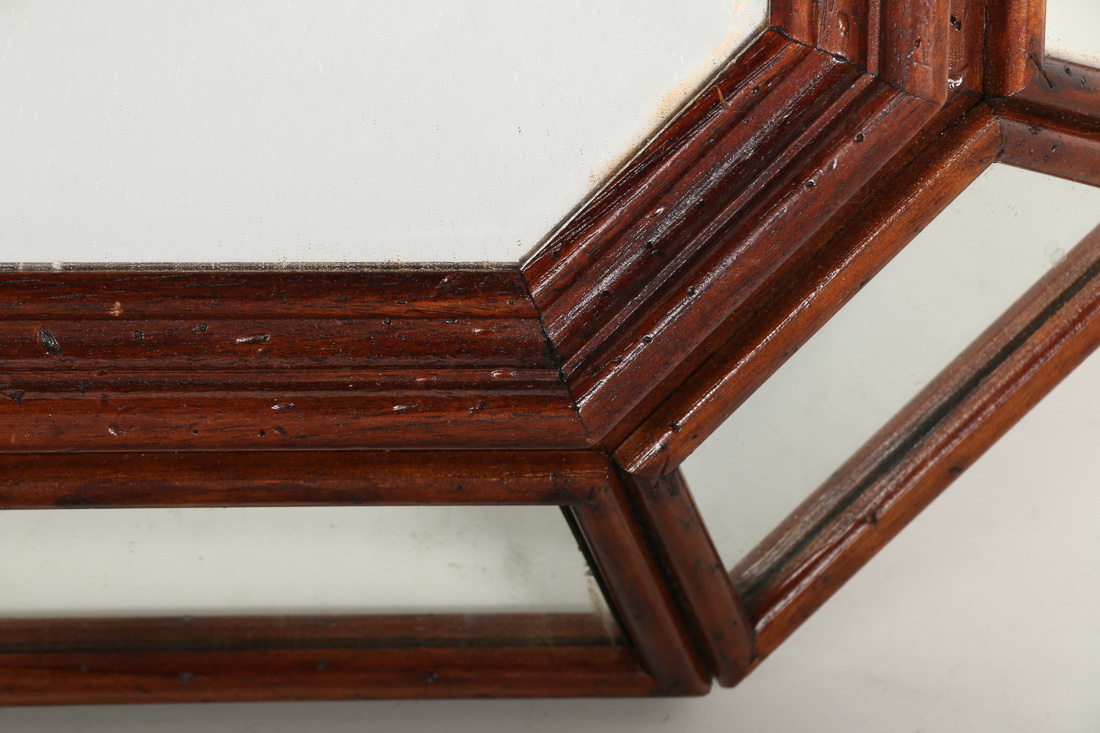 Large Mirror with Hidden Storage