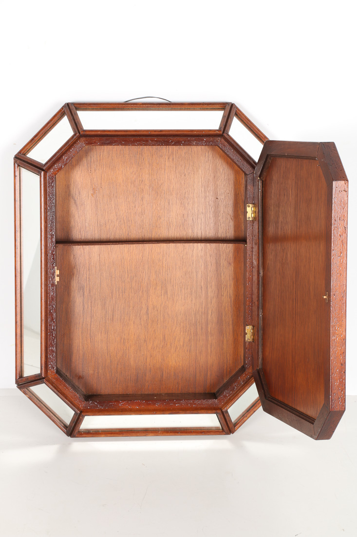 Large Mirror with Hidden Storage