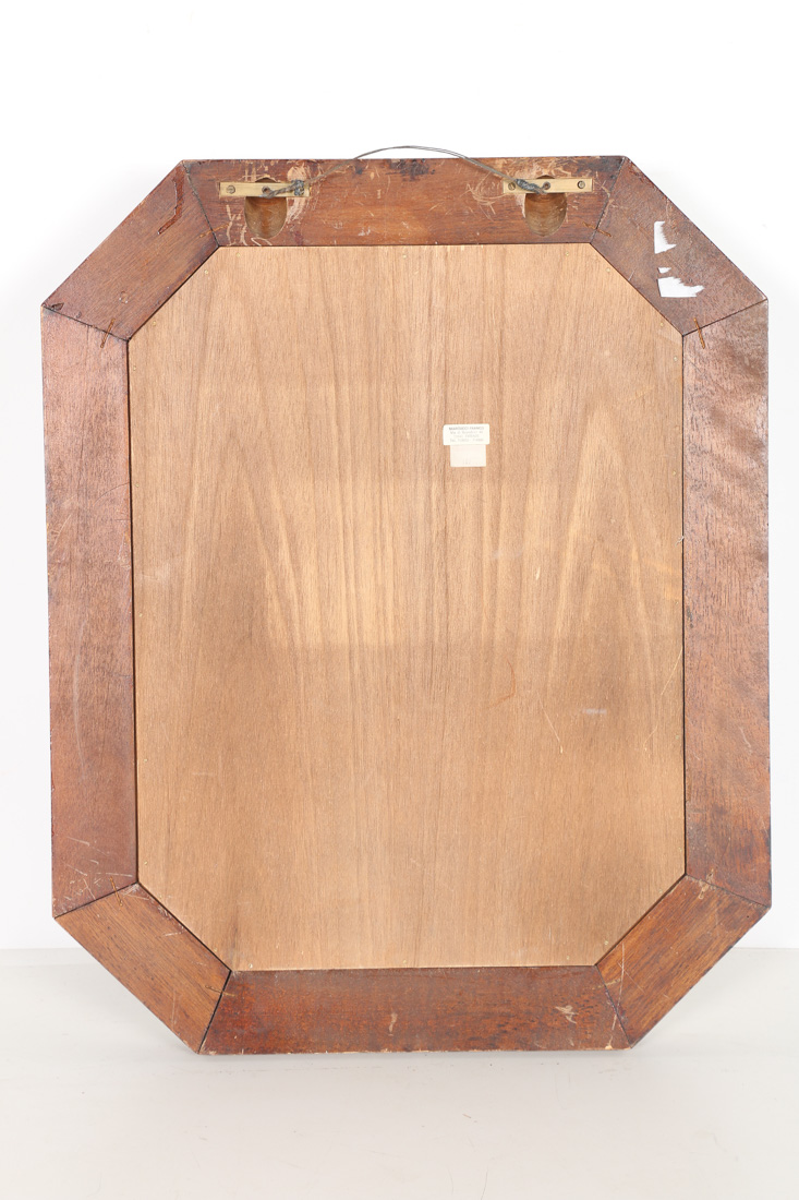 Large Mirror with Hidden Storage