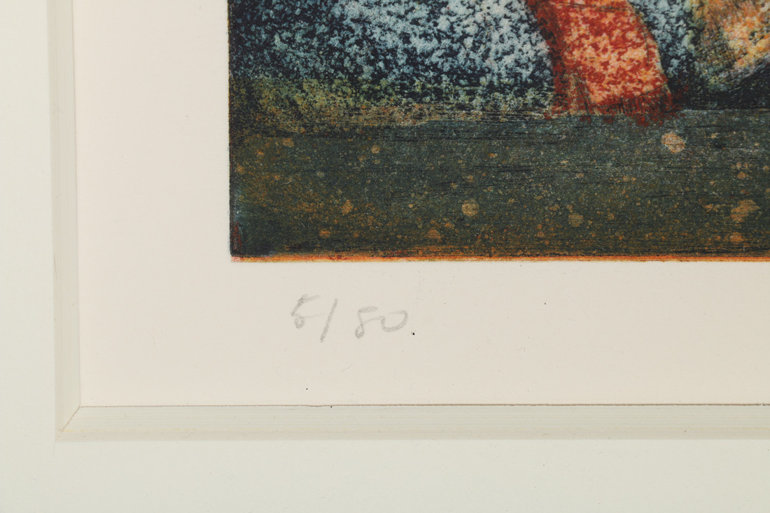 Michel Eisenzopf Signed Lithograph "Rencontre avec le passé"