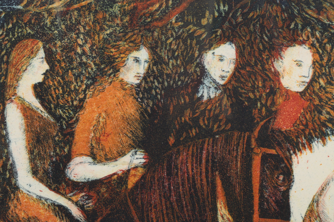 Michel Eisenzopf Signed Lithograph "Rencontre avec le passé"