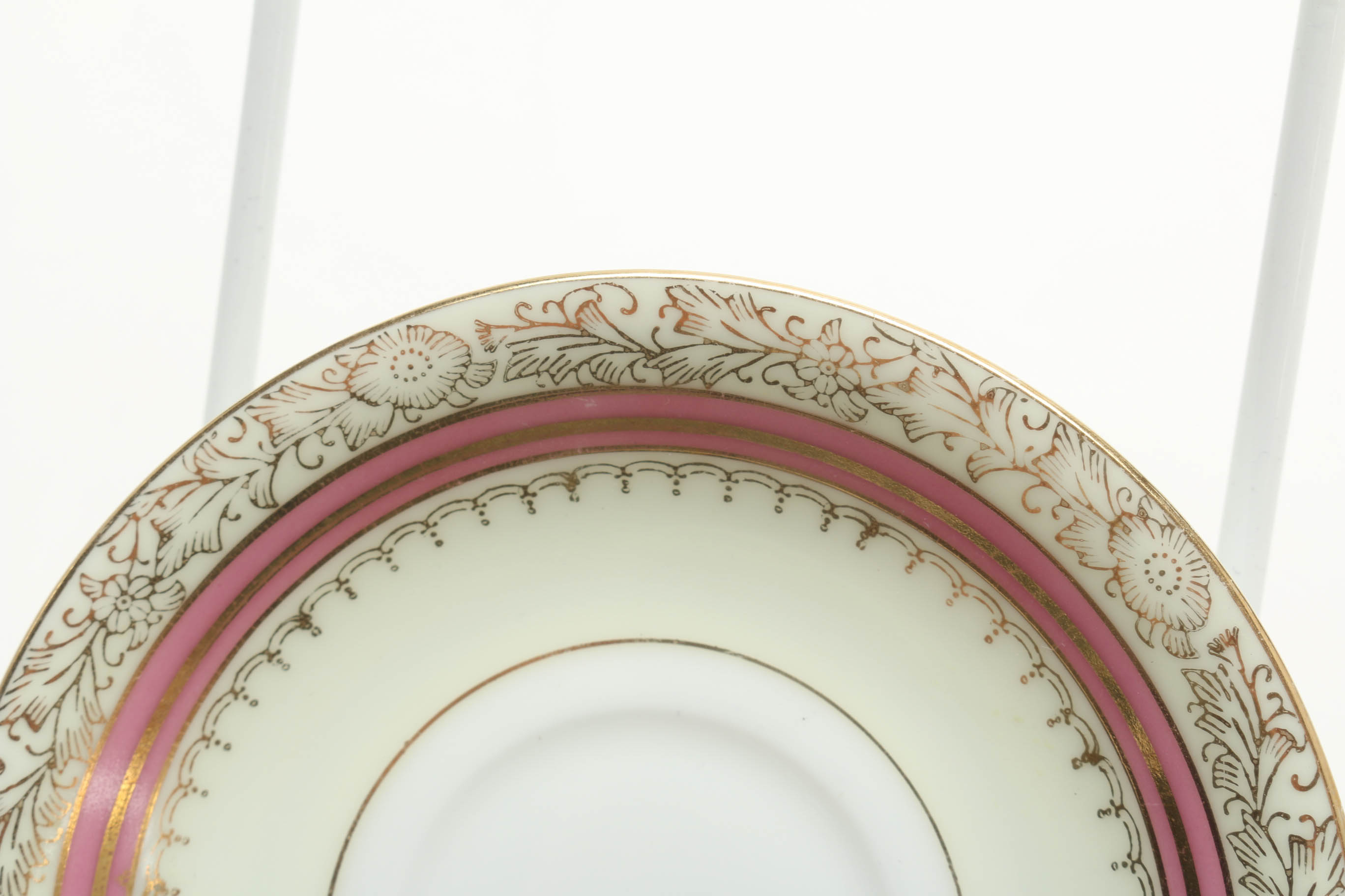 Mid 1900s Yamaka China Cups and Saucers Assortment