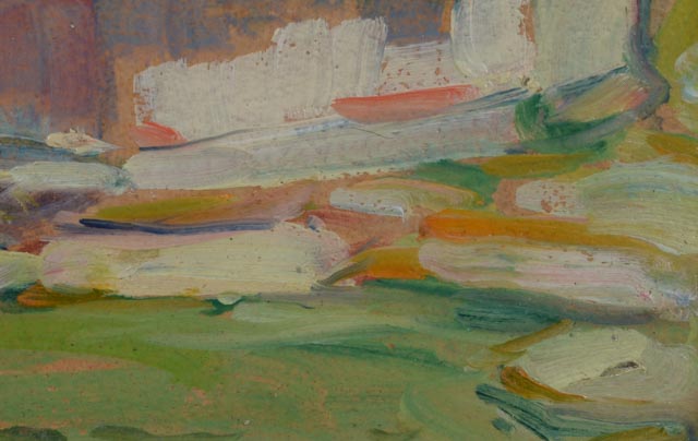 Dixie Selden Oil Painting on Board