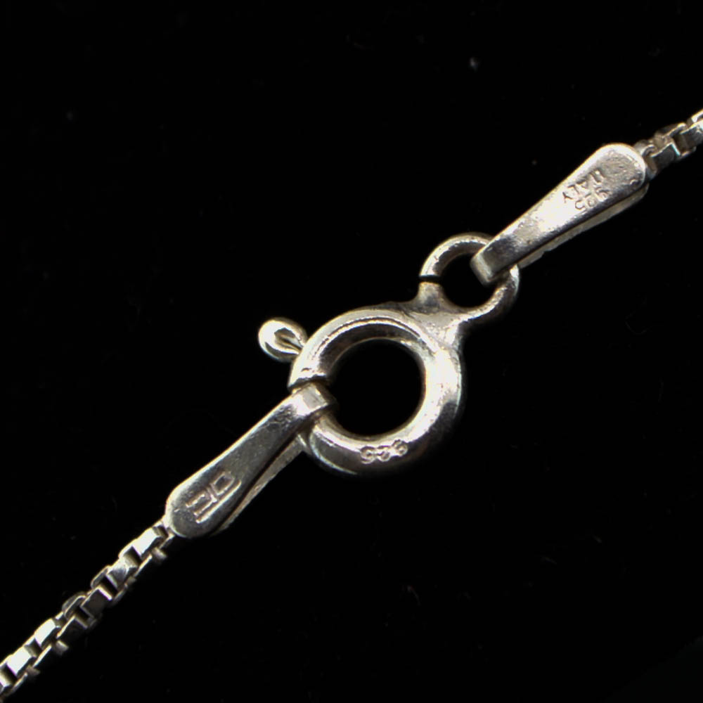 Ladda Bihler Sterling Silver Hematite Pendant Necklace