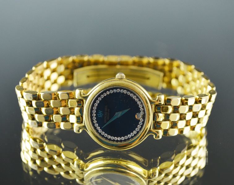 Raymond Weil Geneve 18K Gold Electroplated Watch