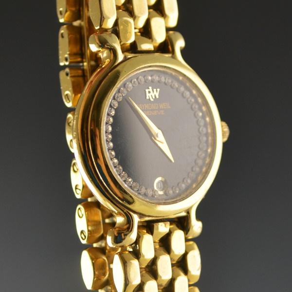 Raymond Weil Geneve 18K Gold Electroplated Watch