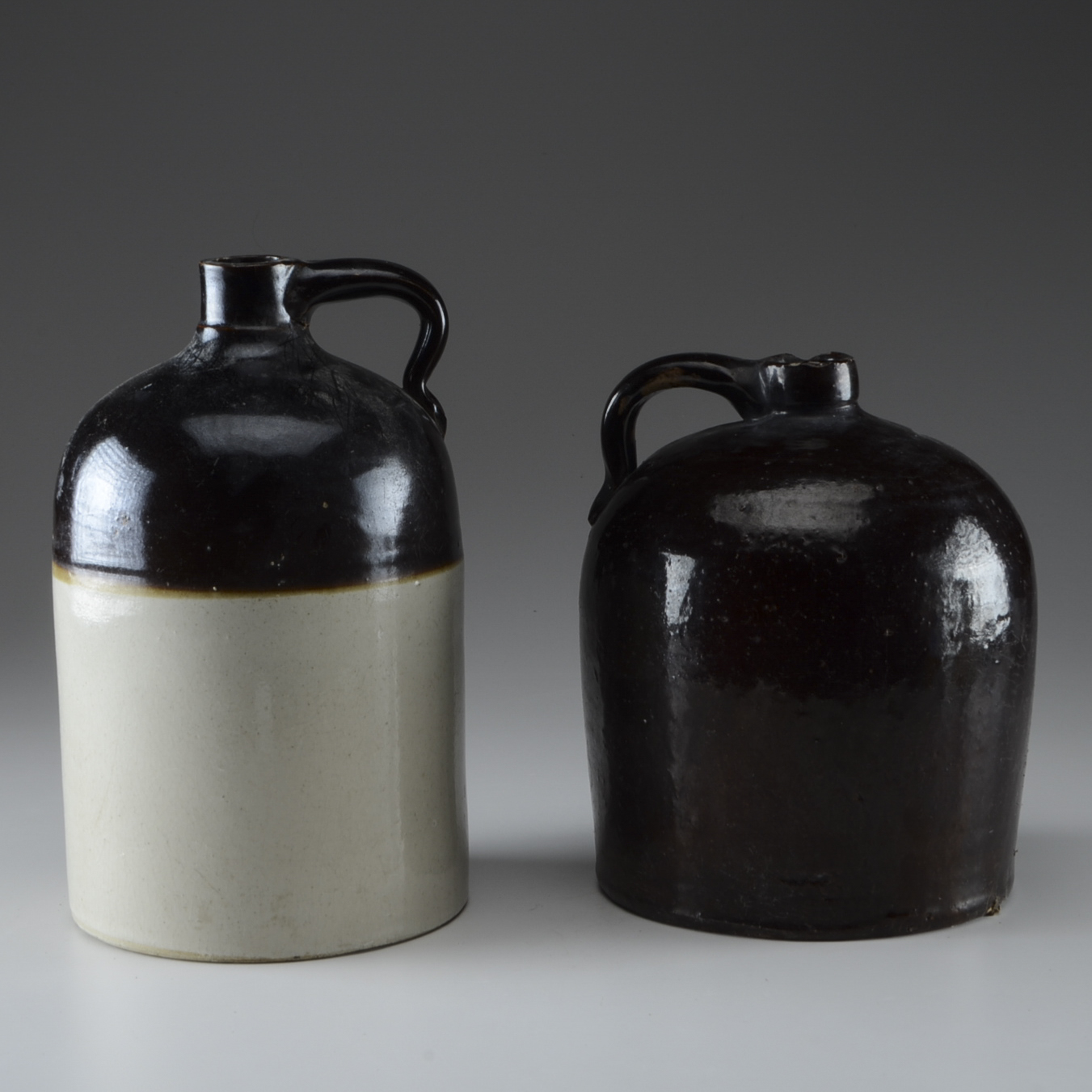 Two Antique Stoneware Jugs