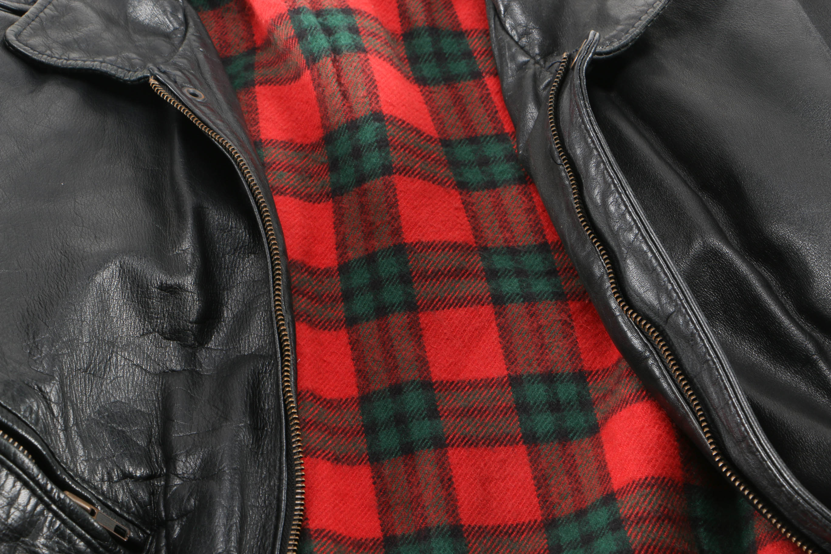 Saks Fifth Avenue Leather Bomber Jacket