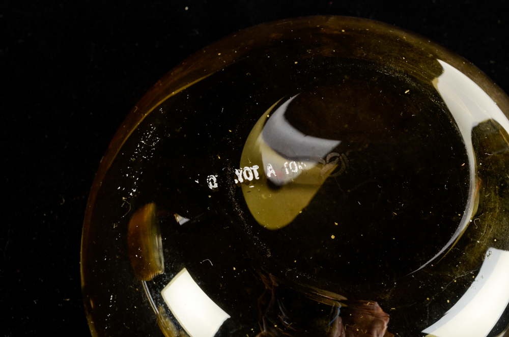 Set of Vintage Amber Glass Bowls