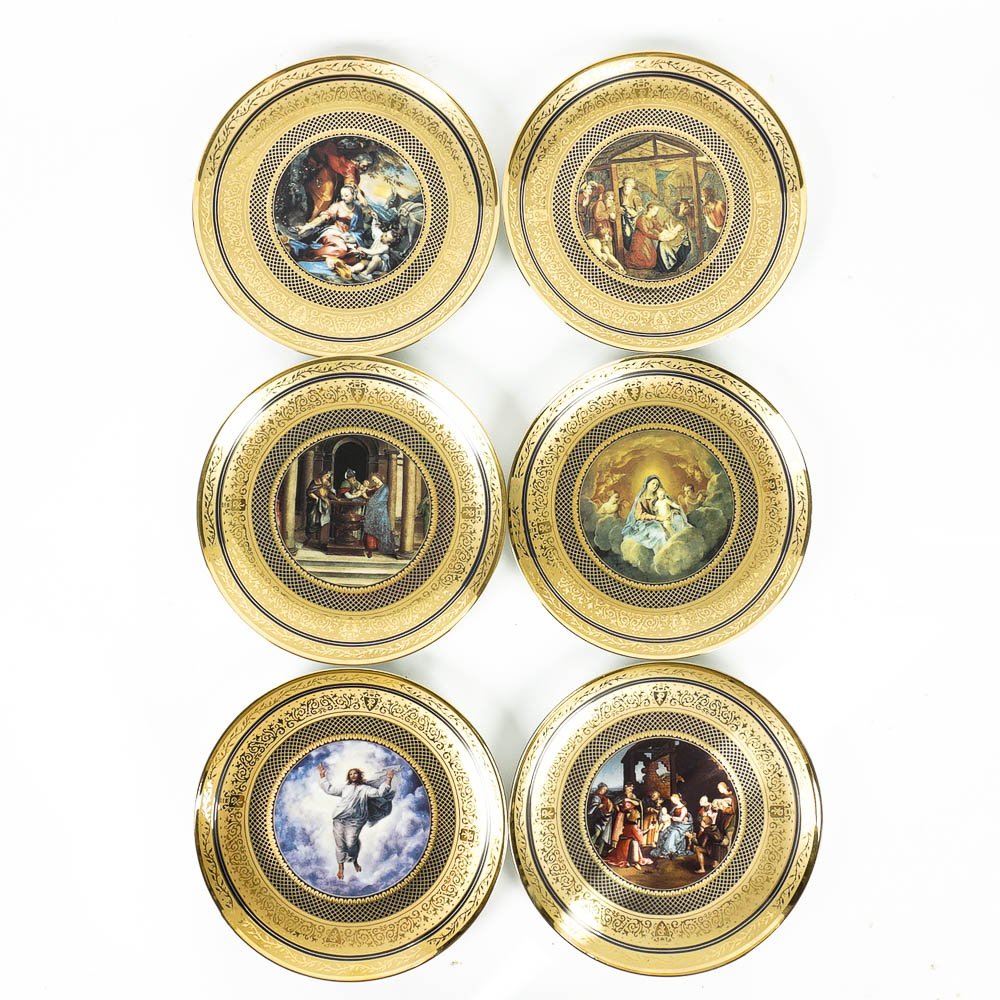 Franklin Mint Limited Edition Vatican Museum Collectible Plates